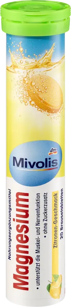 Comprimés effervescents de magnésium, 20 pièces, 82 g Complément alimentaire