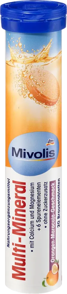 Comprimés effervescents Multi-Mineraux 20 pièces, 82 g Complément alimentaire