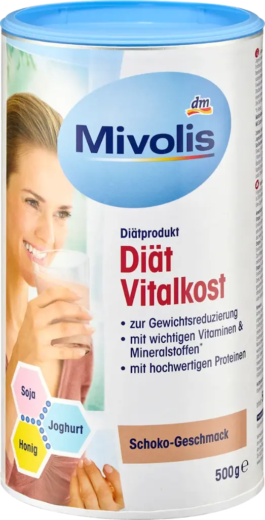 Shake diététique, alimentation vitale, goût chocolat, 500 g