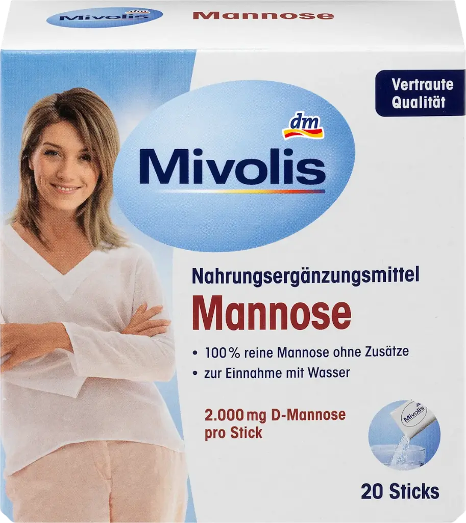 Mannose 20 bâtonnets, 40 g Complément alimentaire