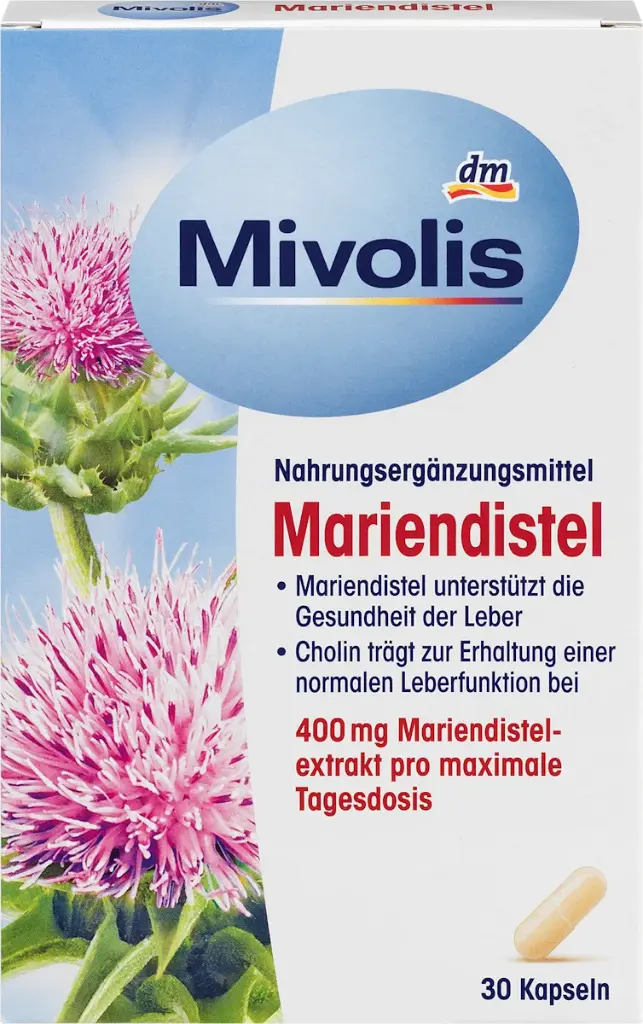 Capsules de Chardon-Marie 30 pièces, 16 g Complément alimentaire