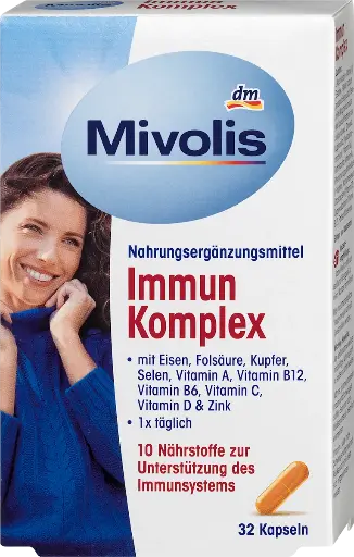 Immun Complex Capsules 32 pièces, 17 g Complément alimentaire
