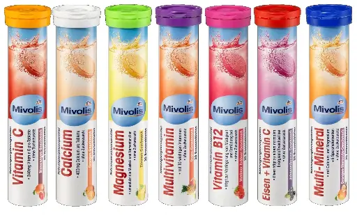 Pack MINÉRAUX + VITAMINES 7 Tubes × 20 comprimés effervescents