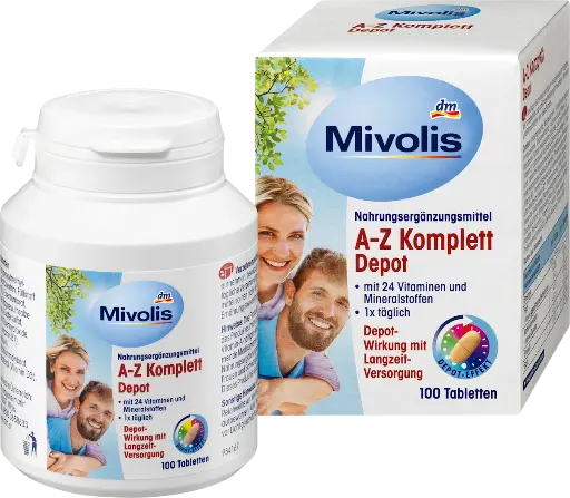 A-Z Complément Complet, Comprimés, 100 pièces, 144 g, Complément alimentaire