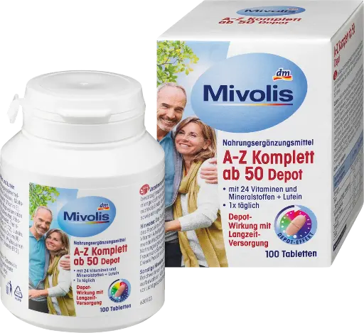 A-Z Complément Dépôt à partir de 50, Comprimés, 100 pièces, 150 g, Complément alimentaire