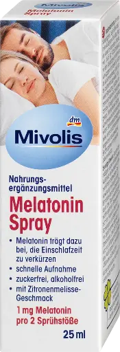 Spray à la Mélatonine, 25 ml Complément alimentaire