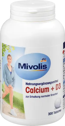 Comprimés de Calcium + D3, 300 pièces, 270 g Complément alimentaire