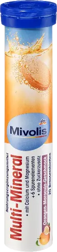 Comprimés effervescents Multi-Mineraux 20 pièces, 82 g Complément alimentaire