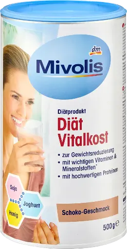 Shake diététique, alimentation vitale, goût chocolat, 500 g