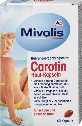 Carotin Peau Capsules 60 pièces, 16,2 g, Complément alimentaire